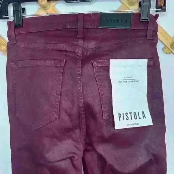 Merlot High Rise Skinny Boot Denim Jean Pistola - Picture 5 of 6